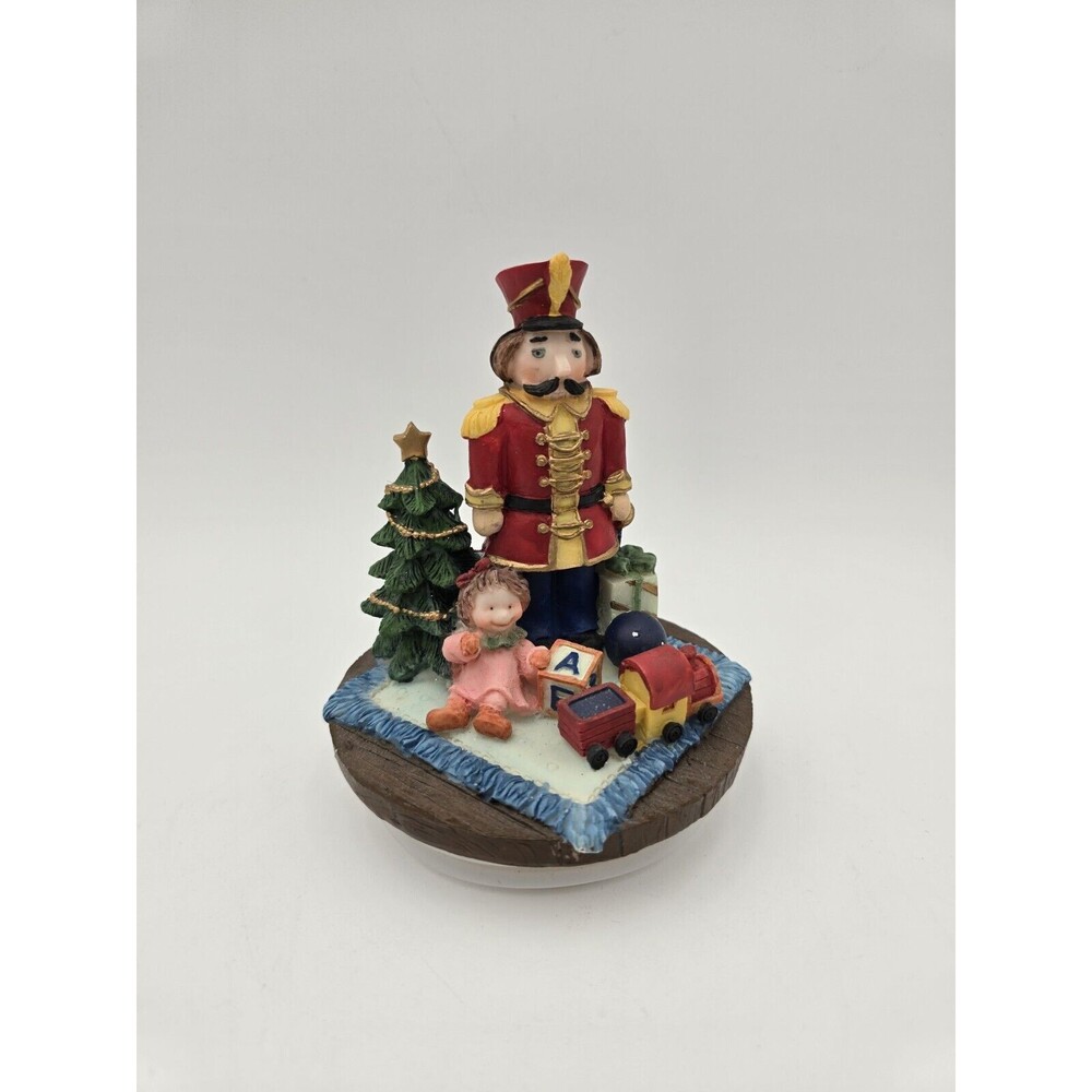 Christmas‎ Candle Jar Cover Nutcracker Toys Tree Holiday Decor 5"